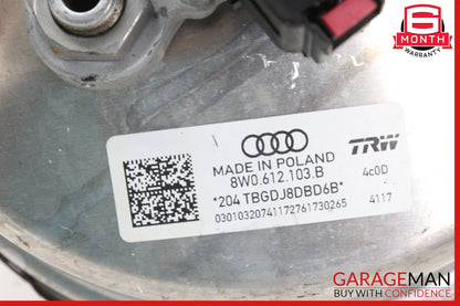 2017-2024 Audi A4 Power Brake Booster Master Cylinder w/ Reservoir 8W0612103B