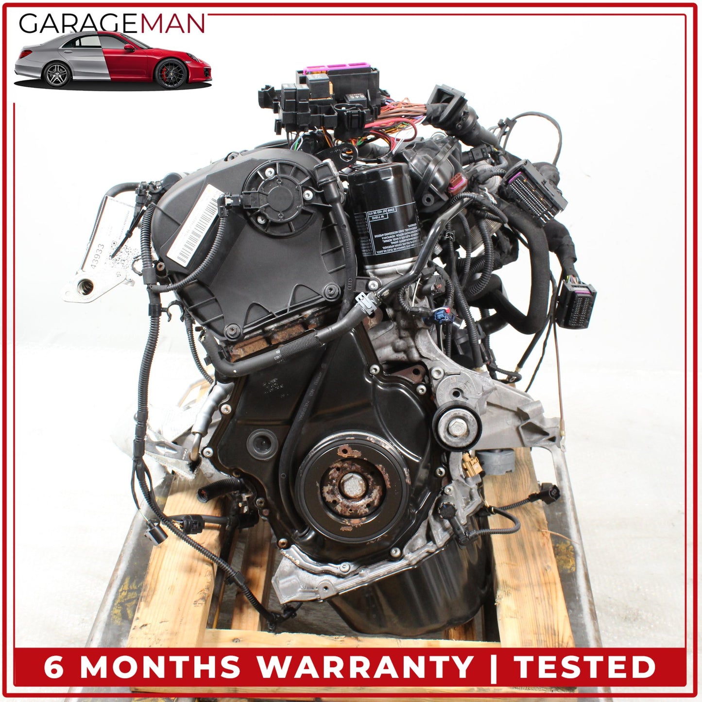 2014-2016 Audi A6 AWD 2.0L Turbo I4 Engine Motor Assembly CAED mileage 91k