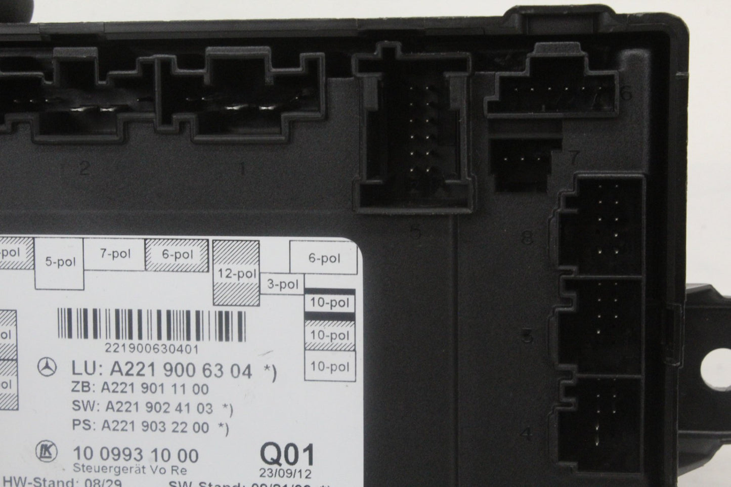 2007-2013 Mercedes-Benz S550 W221 Right Front Door Control Module 2219006304
