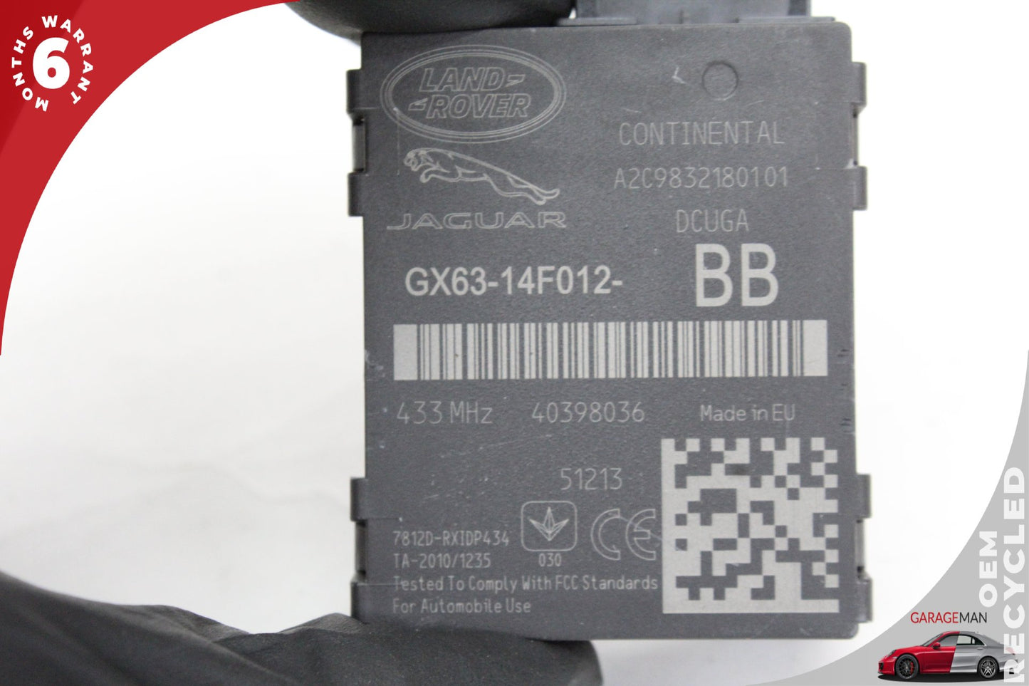 2016-2017 Jaguar XF XE X260 TPMS Tire Pressure Monitor Sensor GX6314F012BB OEM