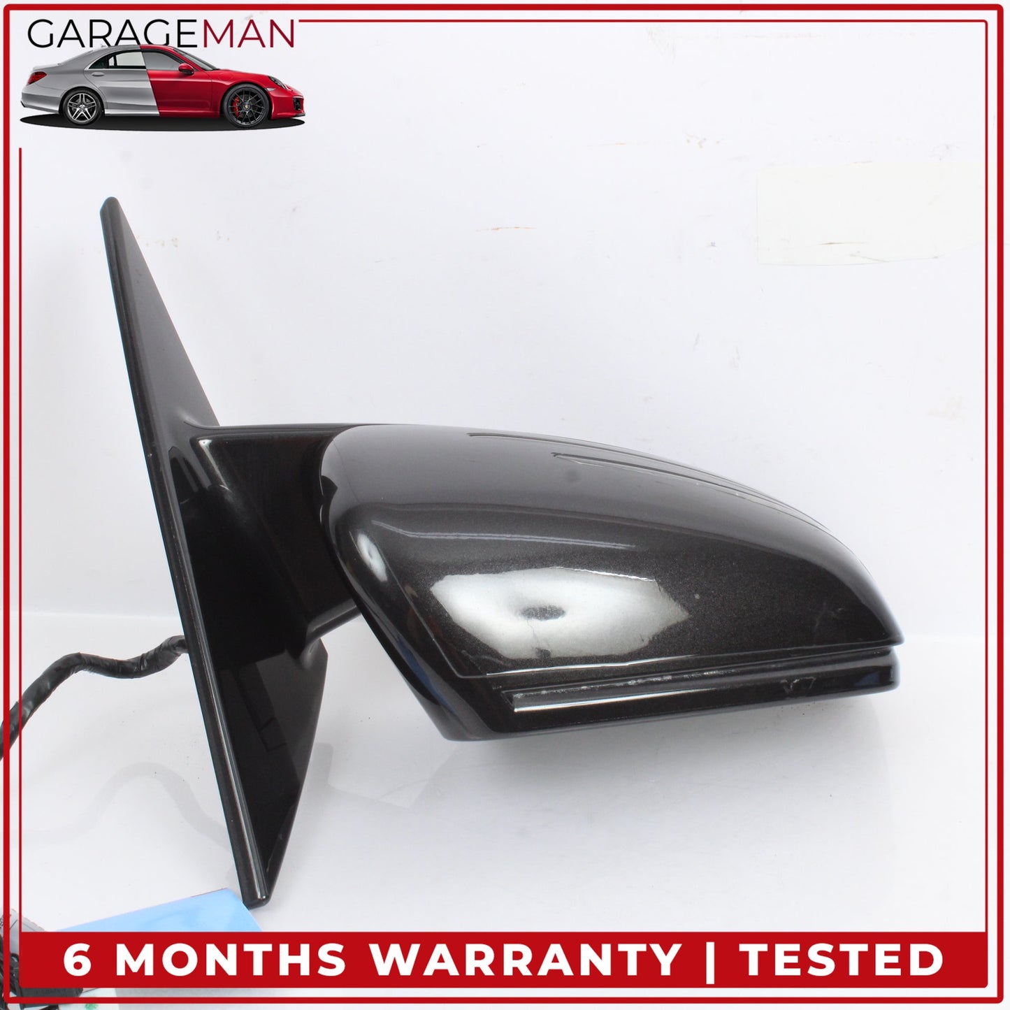 2007-2014 Mercedes-Benz CL550 W216 Coupe Front Right Door Rear View Mirror w/ Blind Spot 2168101476 OEM