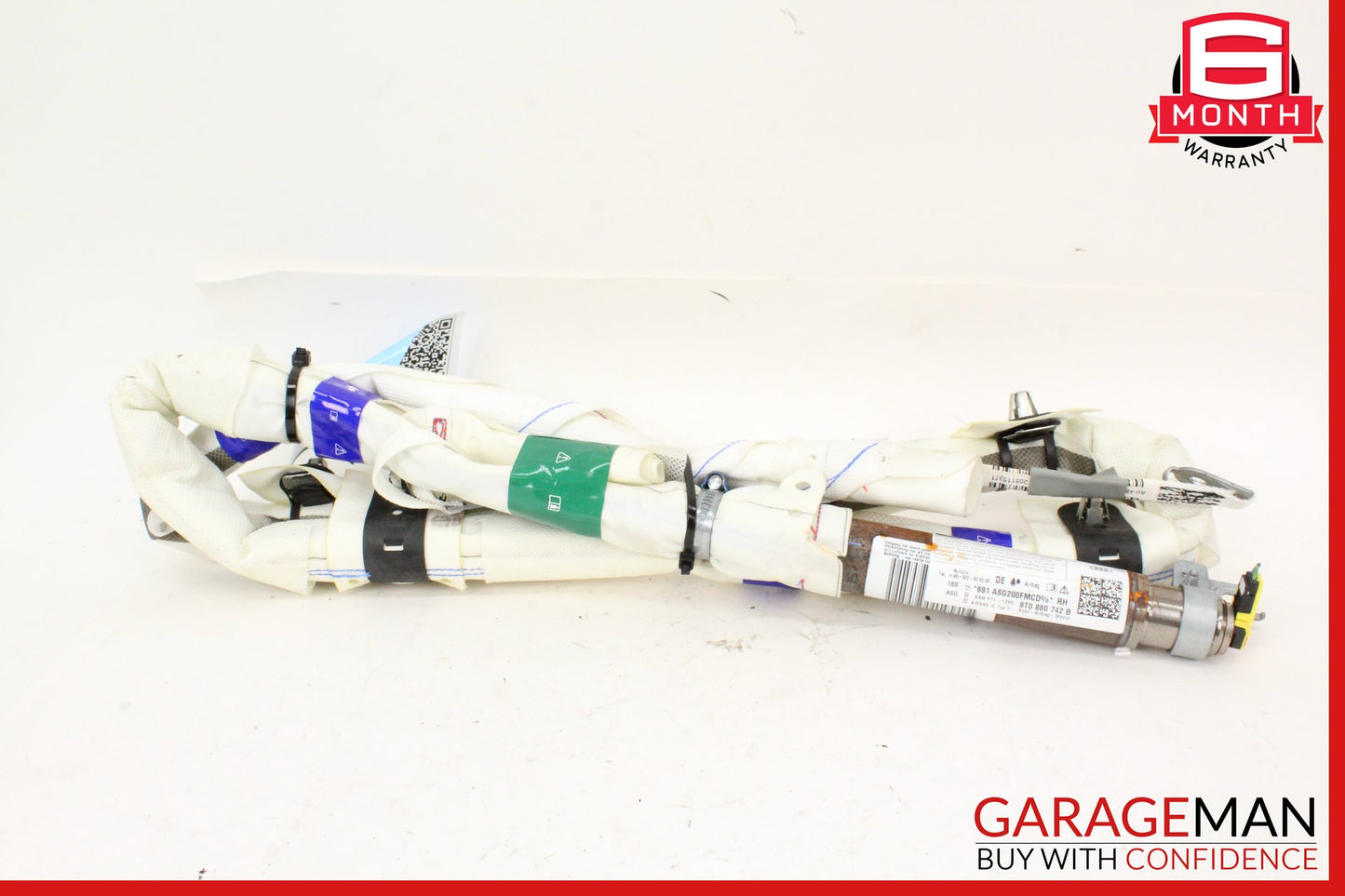 2008-2016 Audi A5 Right Passenger Side Roof Curtain Air Bag 8T0880742B OEM