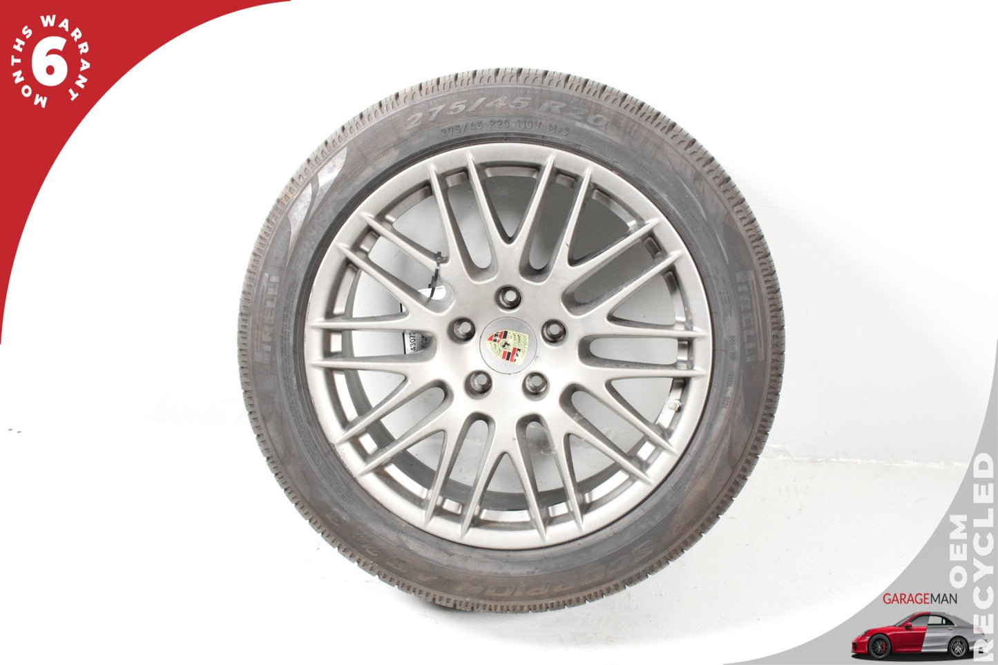 2011-2018 Porsche Cayenne S Hybrid 92A Sport Design Wheel Rim 20x9.5J ET47 w/ Tire 7P5601025N