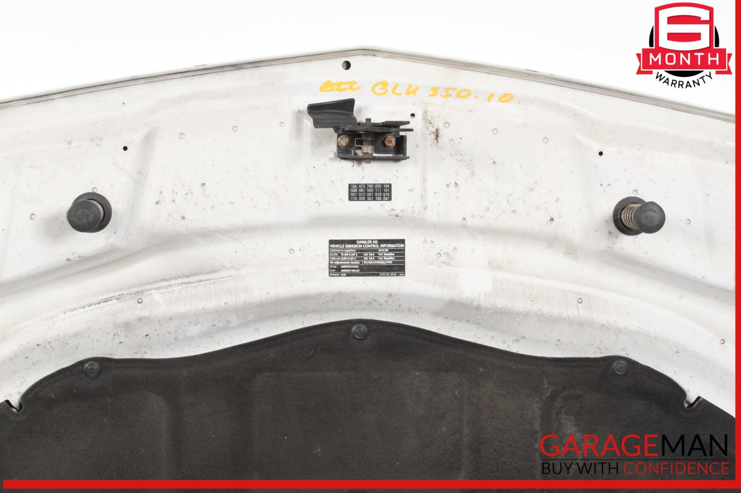 2010-2015 Mercedes-Benz GLK350 X204 Front Hood Bonnet Panel 2046820526 OEM