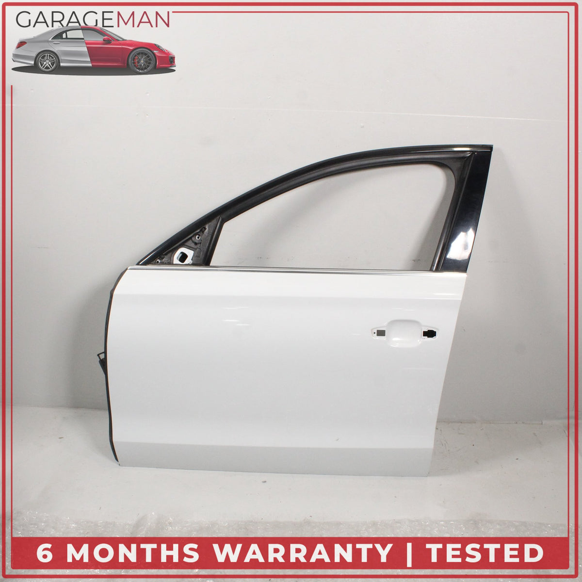 2011-2018 Audi A8 S8 Front Left Side Door Shell Glacier White Metallic OEM