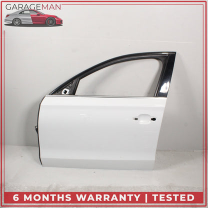 2011-2018 Audi A8 S8 Front Left Side Door Shell Glacier White Metallic OEM