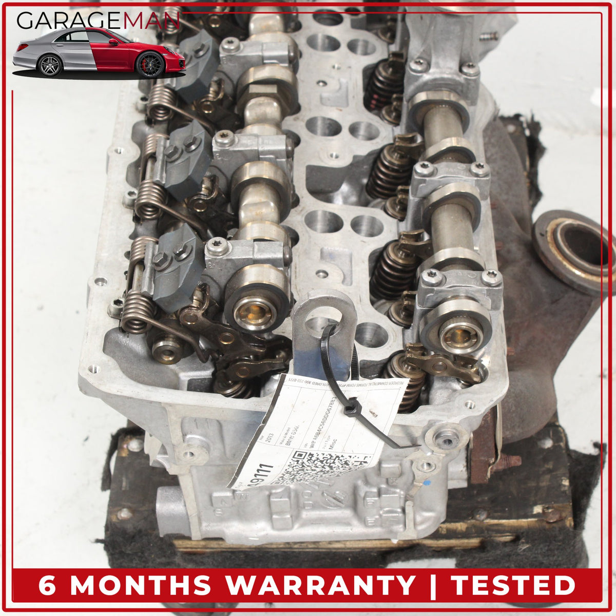 2013-2019 BMW 650i F06 AWD 4.4L Left Cylinder Head 7604870 OEM