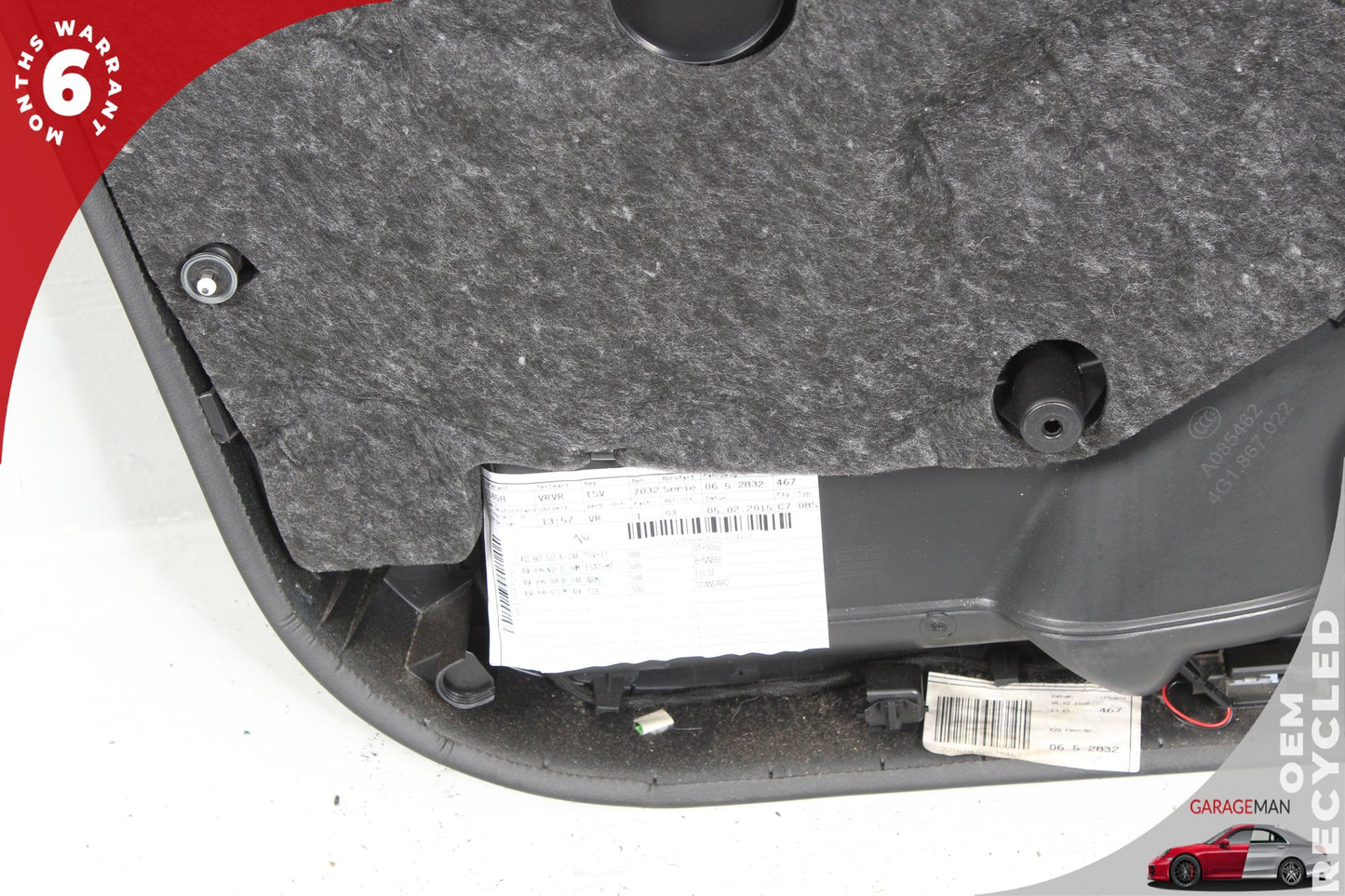 2012-2018 Audi A6 S6 Front Right Side Interior Door Panel 4G1867022 OEM