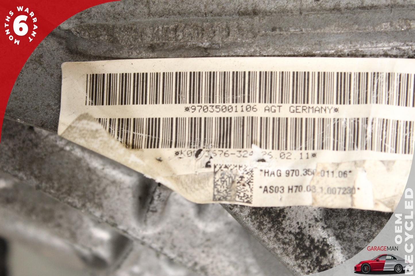 2010-2016 Porsche Panamera RWD 4.8L Rear Differential Carrier 97035001106
