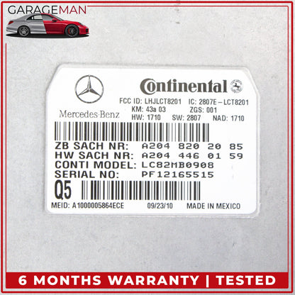2006-2014 Mercedes W164 ML350 CL500 Communication Control Module 2048202085 OEM