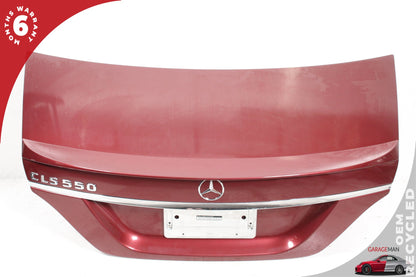 2012-2018 Mercedes W218 CLS550 CLS400 Rear Trunk Lid Panel Assembly Red OEM