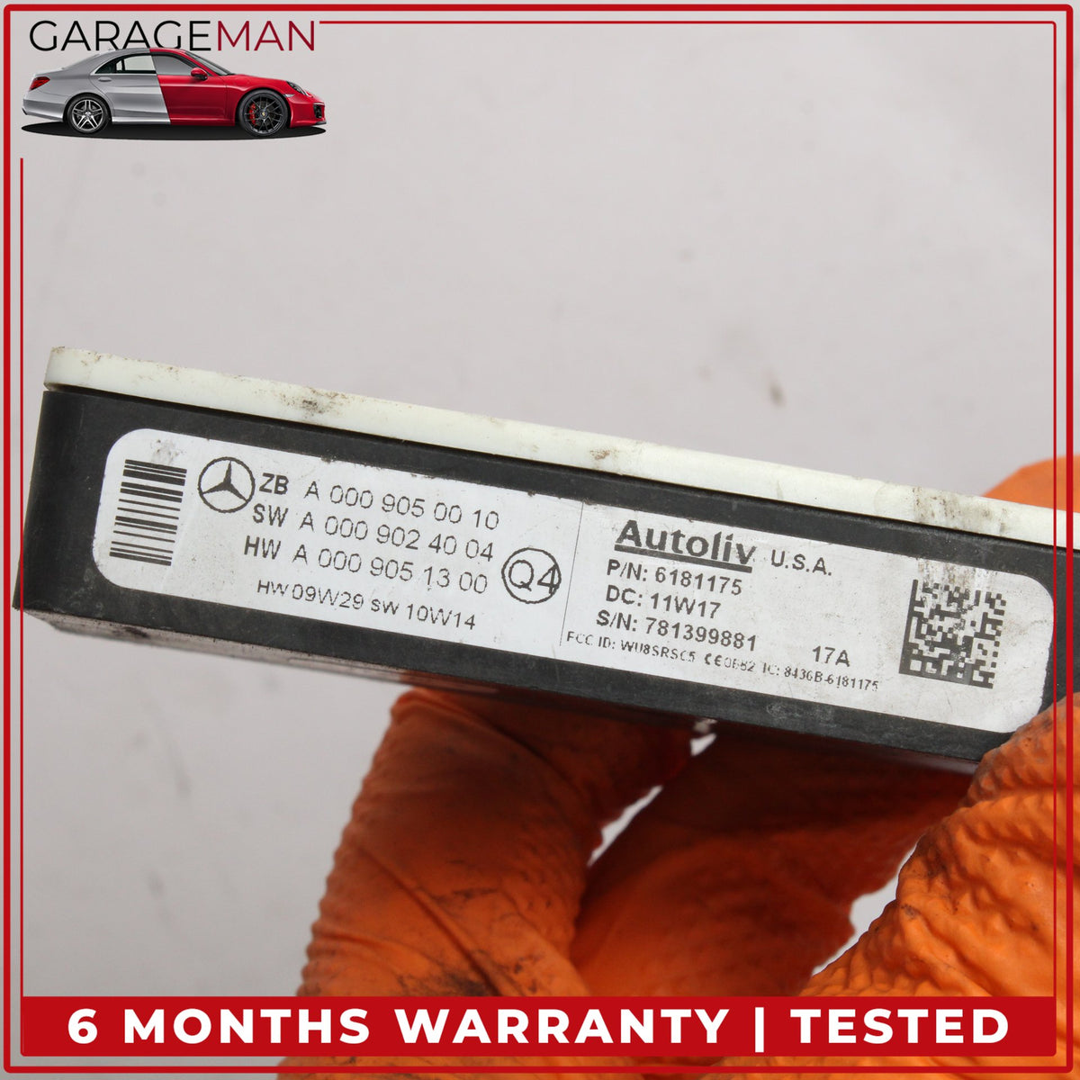2012-2014 Mercedes W218 CLS63 AMG Rear Parking and Radar Sensors w/ Wire Harness