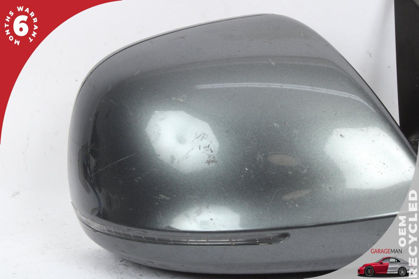 2007-2009 Audi Q7 Front Right Side Door Rear View Mirror Gray 4L1857410E OEM