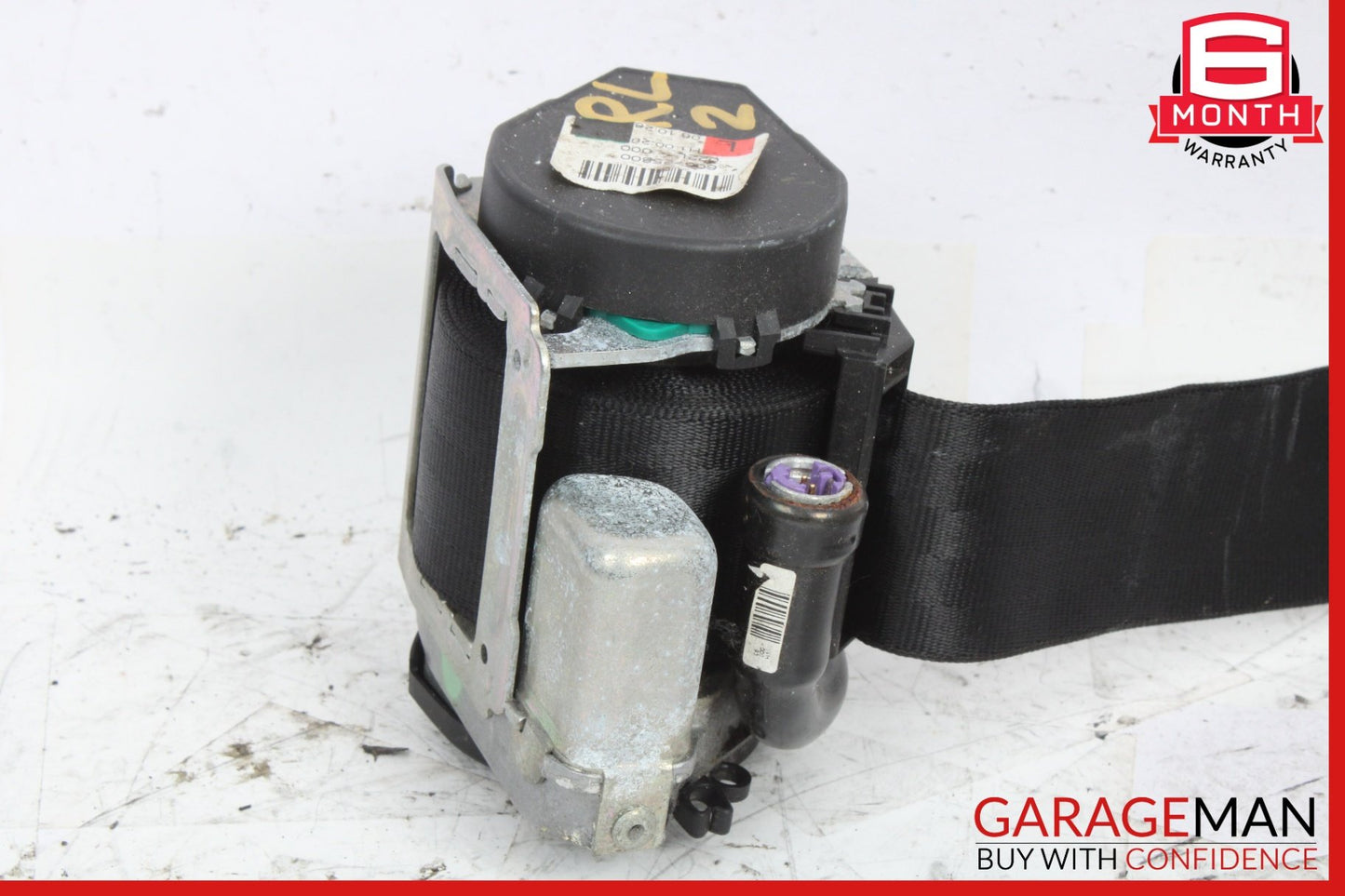2007-2015 Audi Q7 Left Rear 2nd Row Seat Belt 4L0857805H Genuine OEM
