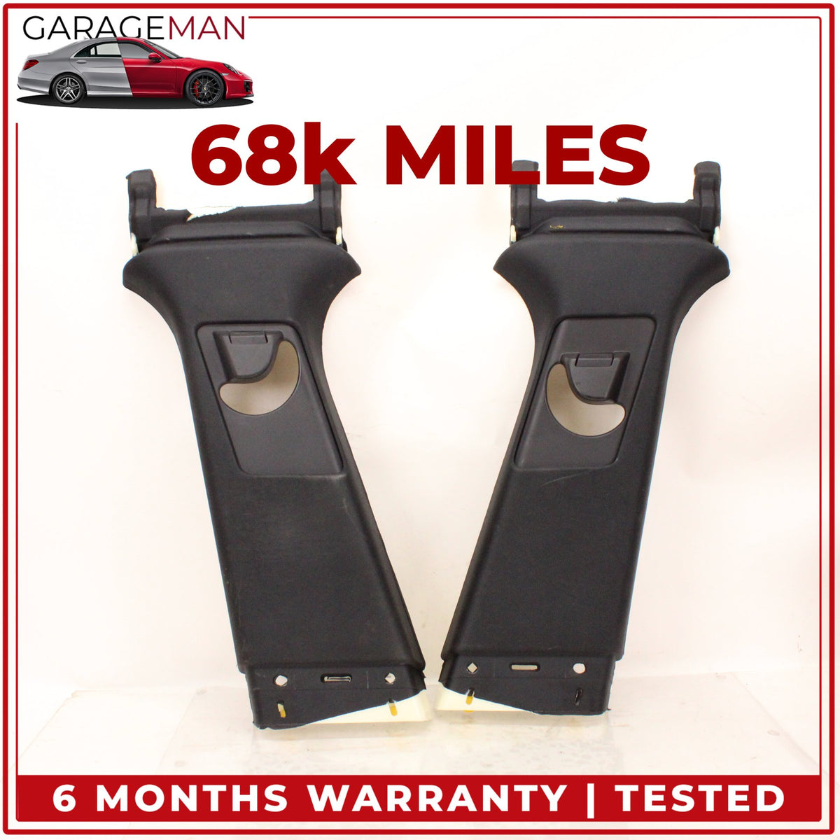 2014-2017 Range Rover Sport L494 Front Left and Right B Pillar Trim Cover OEM