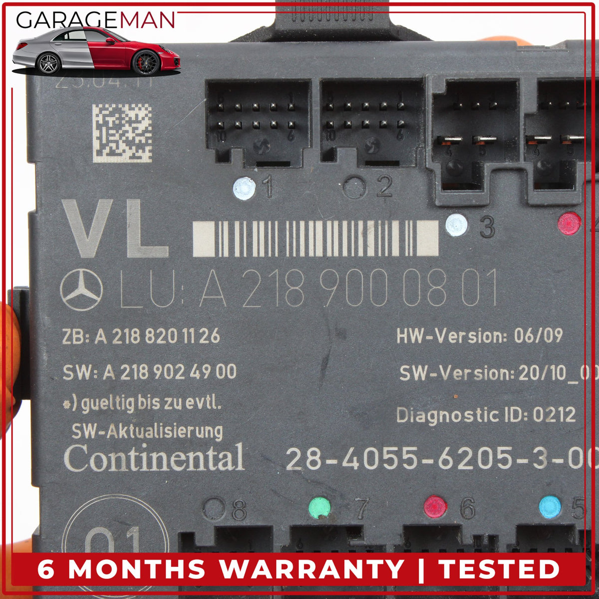 2008-2018 Mercedes W218 CLS63 AMG Front Left Door Control Module 2189000801 OEM