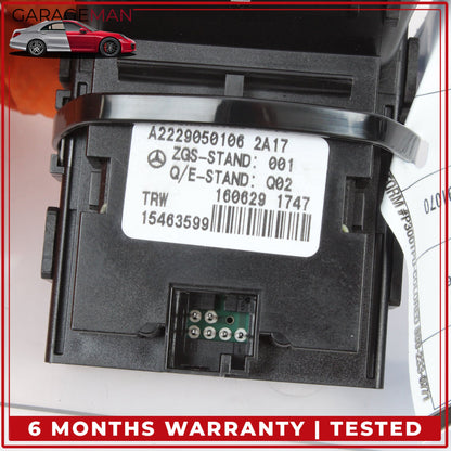 2014-2020 Mercedes W222 S550e Parking Brake Release Handle Switch 2229050106 OEM