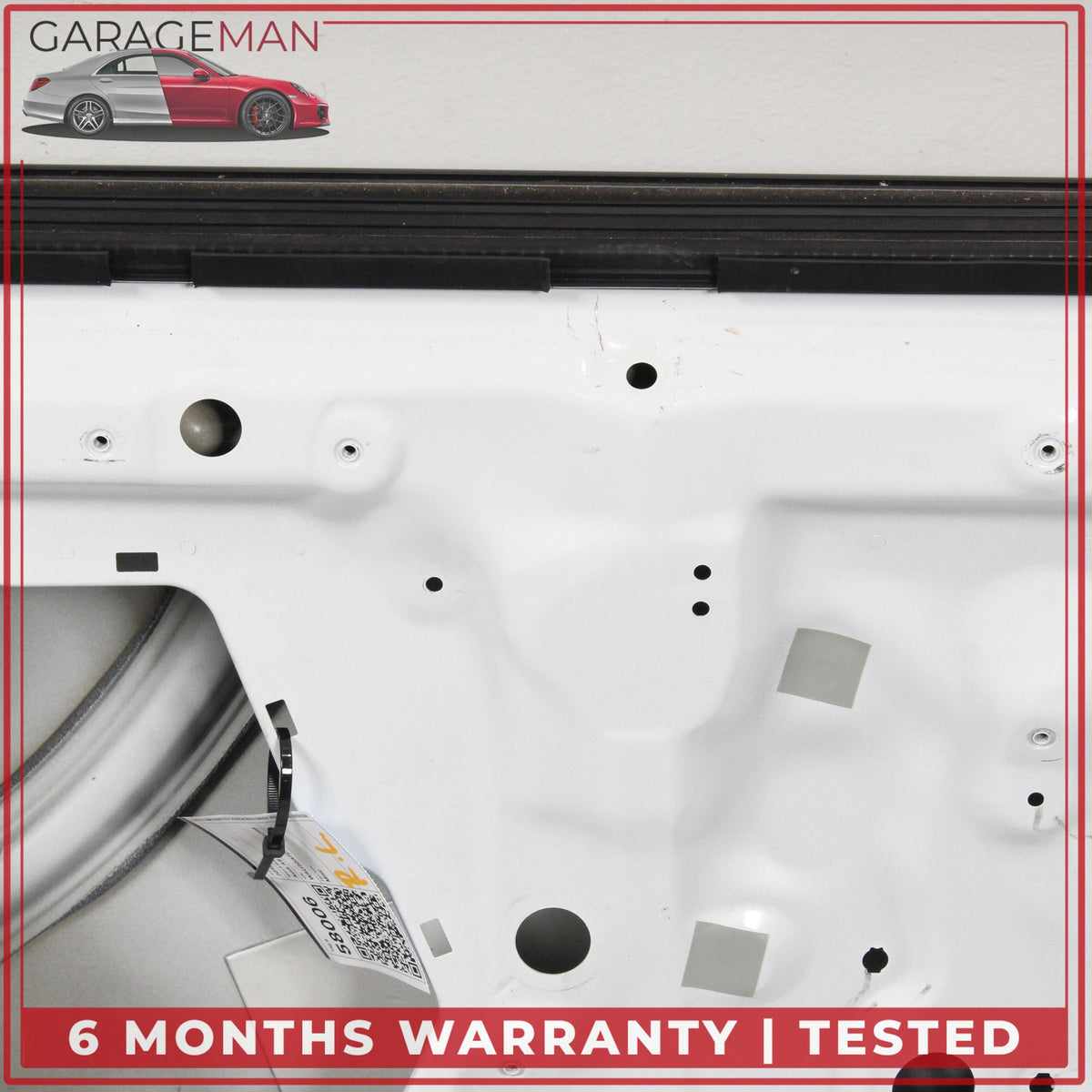 2011-2018 Audi A8 S8 Rear Left Driver Side Door Shell Glacier White Metallic OEM