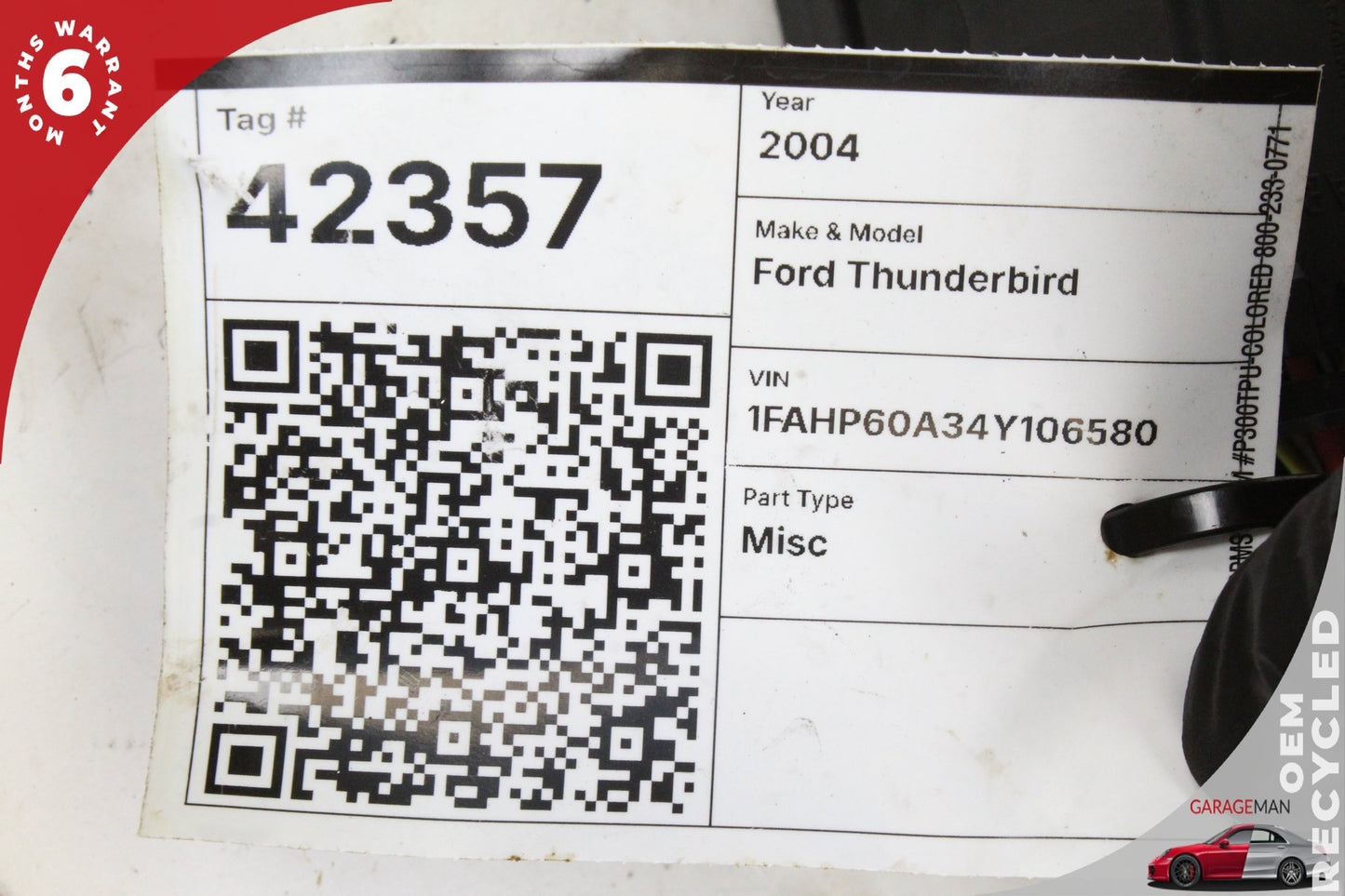 2003-2005 Ford Thunderbird ABS Anti Lock Brake Pump Module 3W4T2C219BF OEM