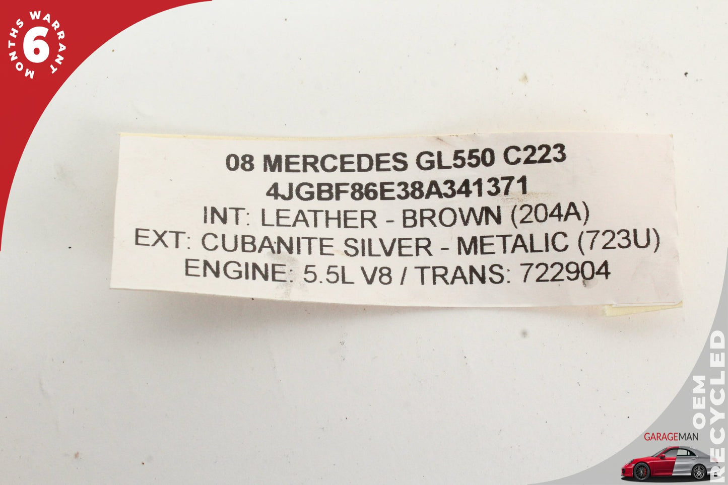 2006-2012 Mercedes-Benz GL550 X164 AWD Front Lower Ball Joint 1643300935