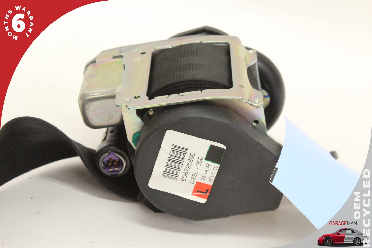 2007-2015 Audi Q7 Rear Left Side 2nd Row Seat Belt 4L0857805H OEM