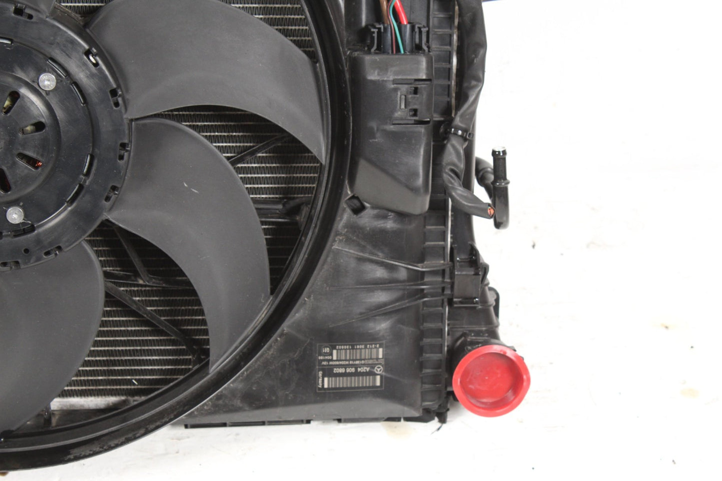 2008-2014 Mercedes W204 C250 Engine Cooling Radiator AC Condenser Assembly OEM