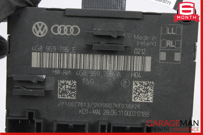 2012-2018 Audi A6 C7 Sedan Rear Right or Left Door Control Module 4G8959795 OEM