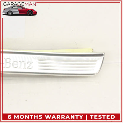 2014-2020 Mercedes W222 S550e Front and Rear Illuminated Door Step Sill Set OEM