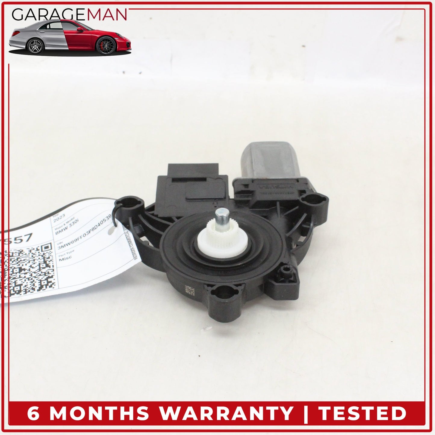2019-2025 BMW 330i Rear Left Driver Side Window Regulator Motor 5A607F3 OEM