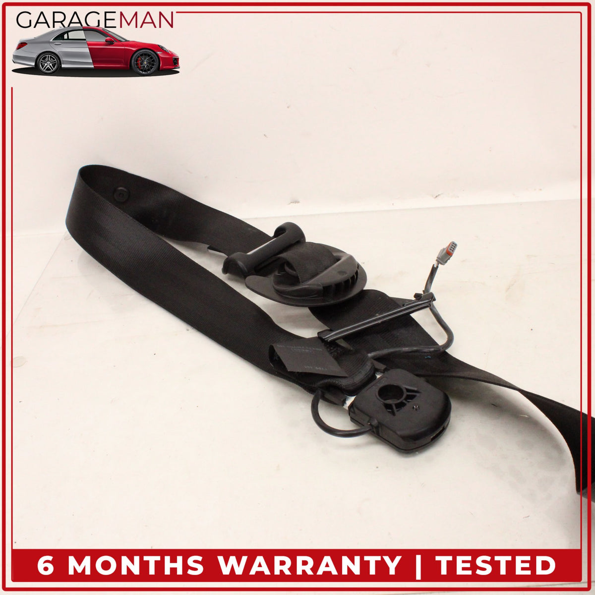 2013-2017 Land Rover Range Rover Sport L494 Front Right Side Seat Belt Black OEM