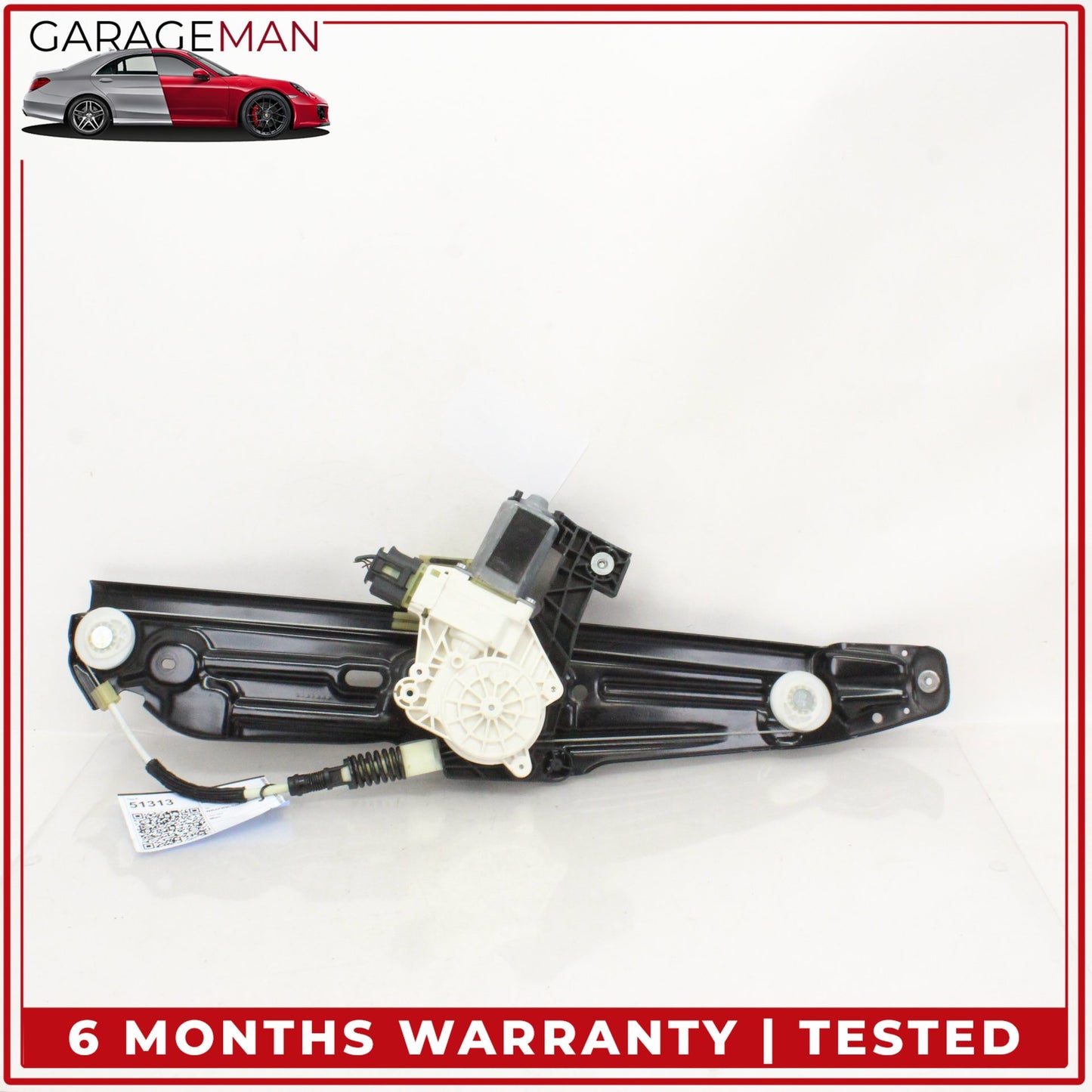2011-2016 BMW 550i Rear Left Side Window Regulator w/ Motor Assembly 7182121 OEM