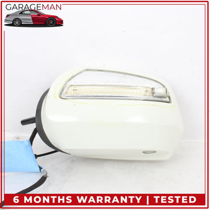 2009-2012 Mercedes W164 ML350 Left Side Door Rear View Mirror Calcite White OEM