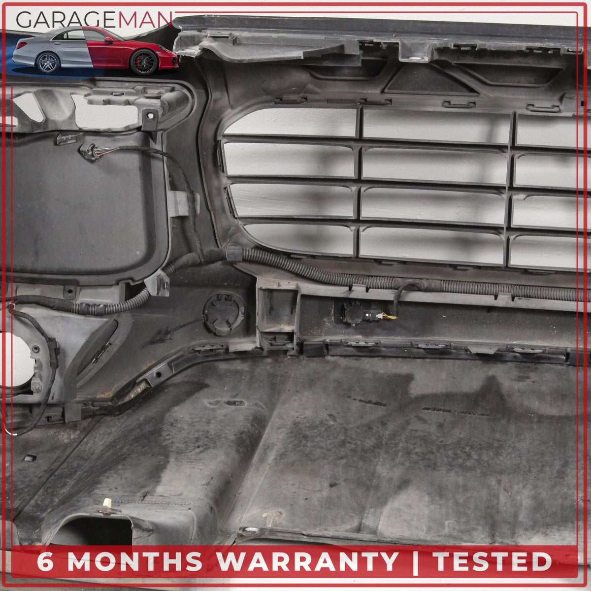2015-2018 Porsche Cayenne 958 Front Bumper Cover Assembly Black OEM