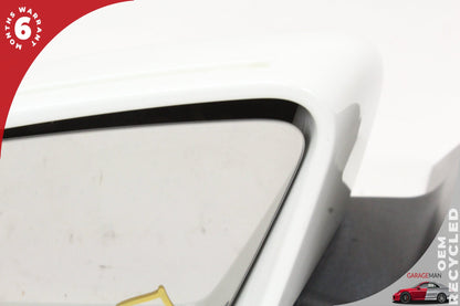 2010-2011 Mercedes W204 C300 Front Left Side Door Rear View Mirror White OEM