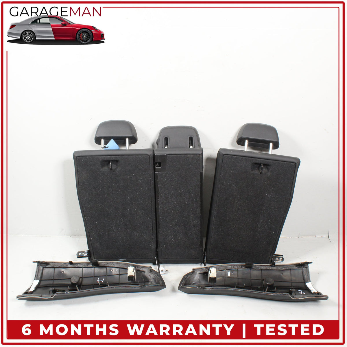 2019-2025 BMW M340i G20 Rear Upper and Lower Seat Cushion w/ Bolster Set OEM