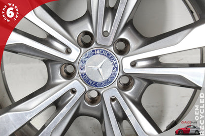 2015-2023 Mercedes W205 C300 C350e 8.5 x 18 18" Rear Wheel Rim 2054012902 OEM