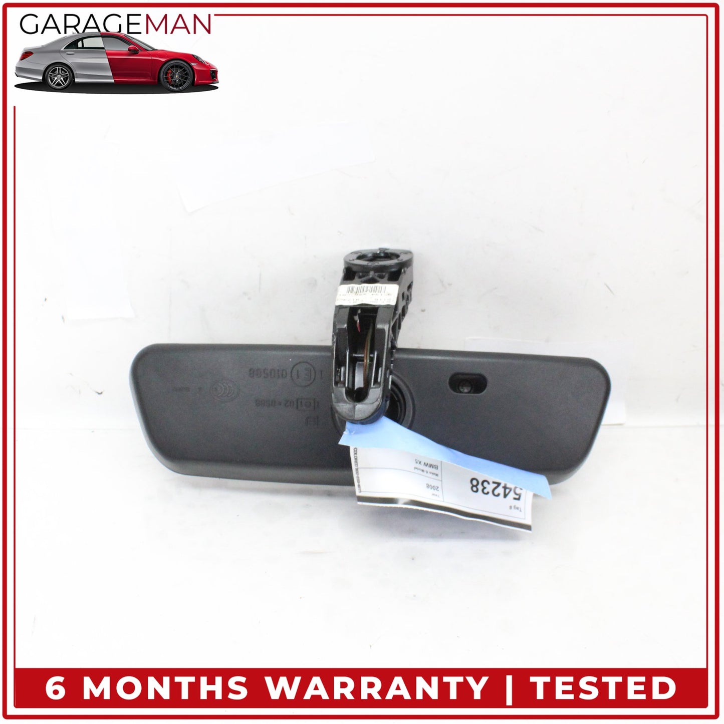 2007-2013 BMW X5 E70 Front Upper Windshield Rear View Mirror 9134426 OEM