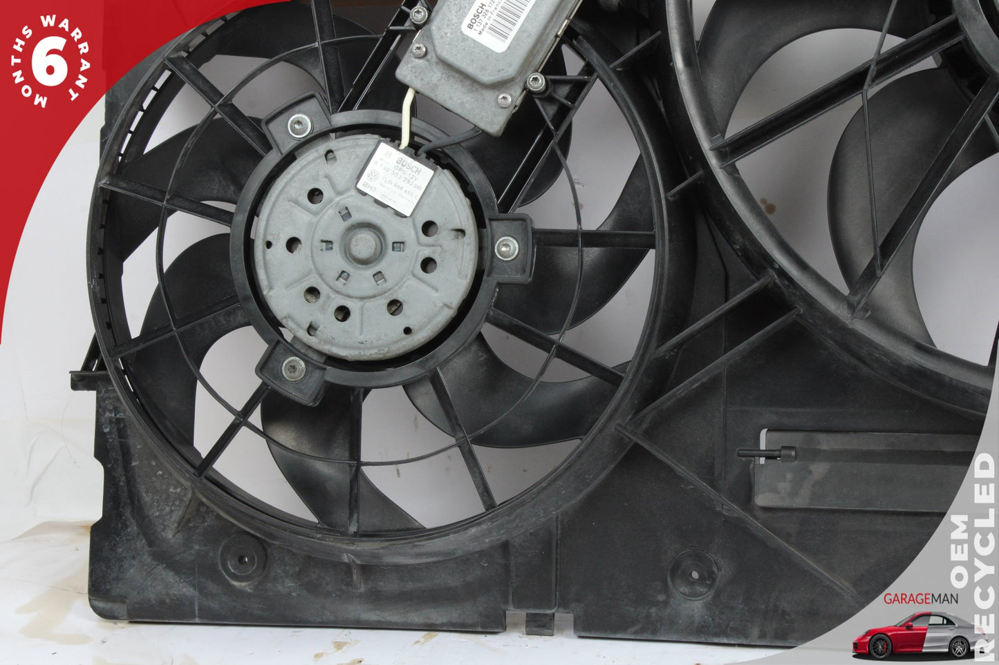 2007-2015 Audi Q7 Engine Radiator Cooling Fan Motor Assembly 7L0121253 OEM
