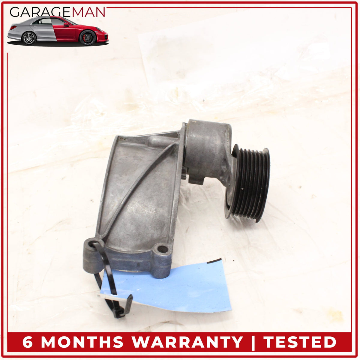 2009-2017 Audi A6 Engine Alternator Support Bracket w/ Pulley 06E903143D OEM