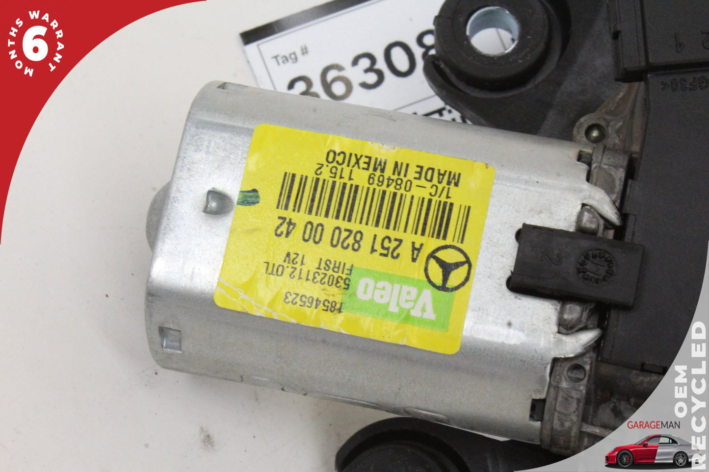 06-19 Mercedes-Benz R350 W251 Rear Windshield Wiper Motor 2518200042 OEM