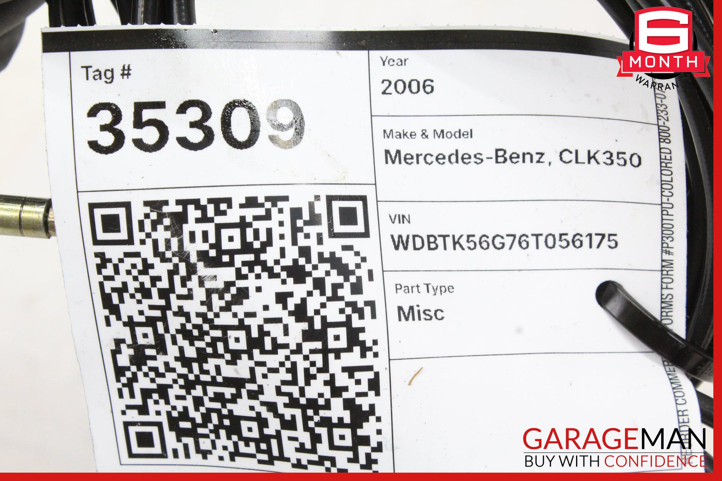 2003-2017 Mercedes W209 CLK350 E550 E400 Front Top Roof Lock Latch Cylinder OEM