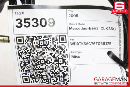 2003-2017 Mercedes W209 CLK350 E550 E400 Front Top Roof Lock Latch Cylinder OEM