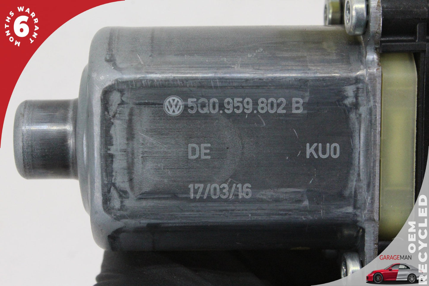 16-20 Audi A3 8V Rear Right Passenger Side Window Regulator Motor 5q0959802