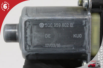 16-20 Audi A3 8V Rear Right Passenger Side Window Regulator Motor 5q0959802