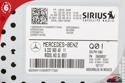 2015-2020 Mercedes W117 CLA45 AMG Sirius Satellite Radio Receiver 2229004911 OEM