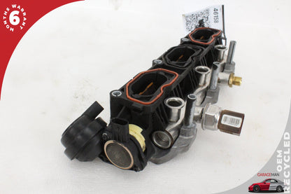 2011-2018 Audi Q7 Porsche Cayenne 958 Left Lower Intake Manifold w/ Bracket OEM
