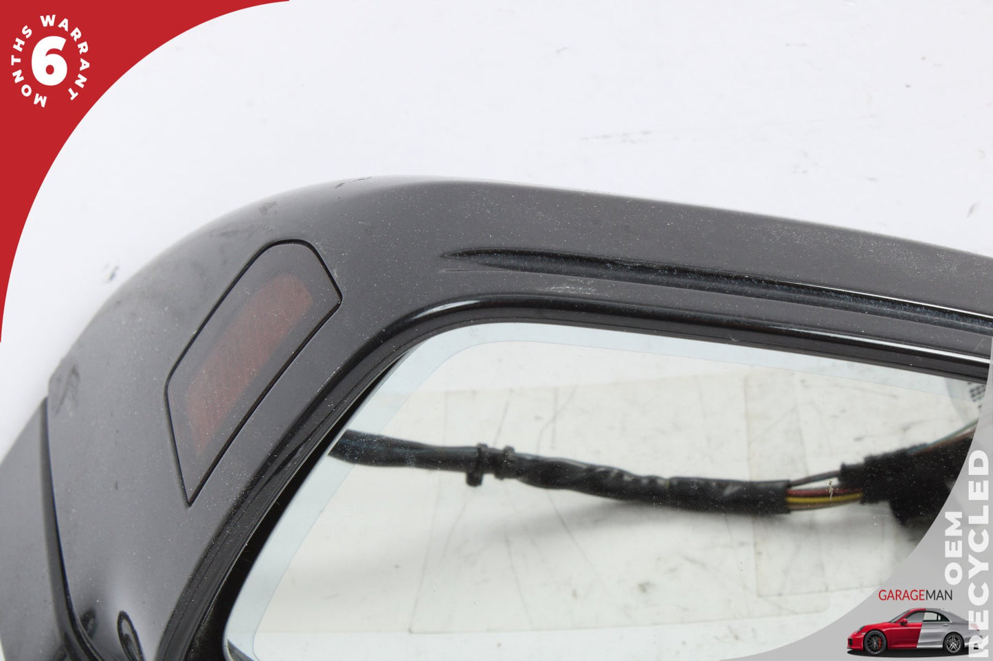 2012-2018 Audi A7 Front Right Side Door Rear View Mirror w/ Blind Spot Black OEM