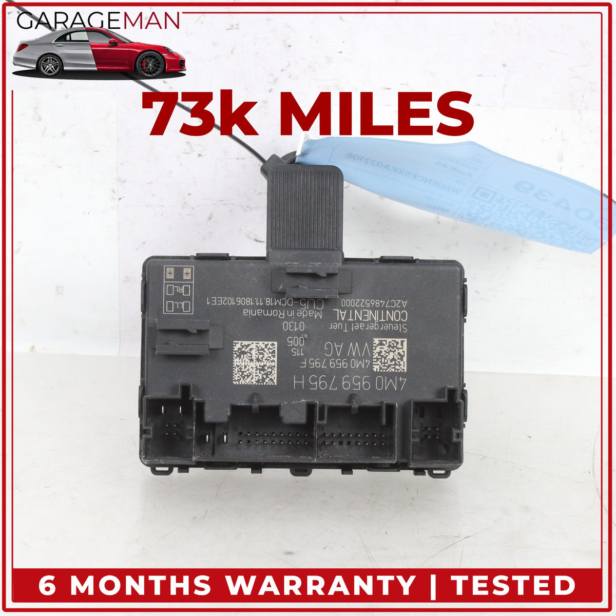 2017-2024 Audi A5 Rear Left or Right Side Door Control Module 4M0959795H OEM