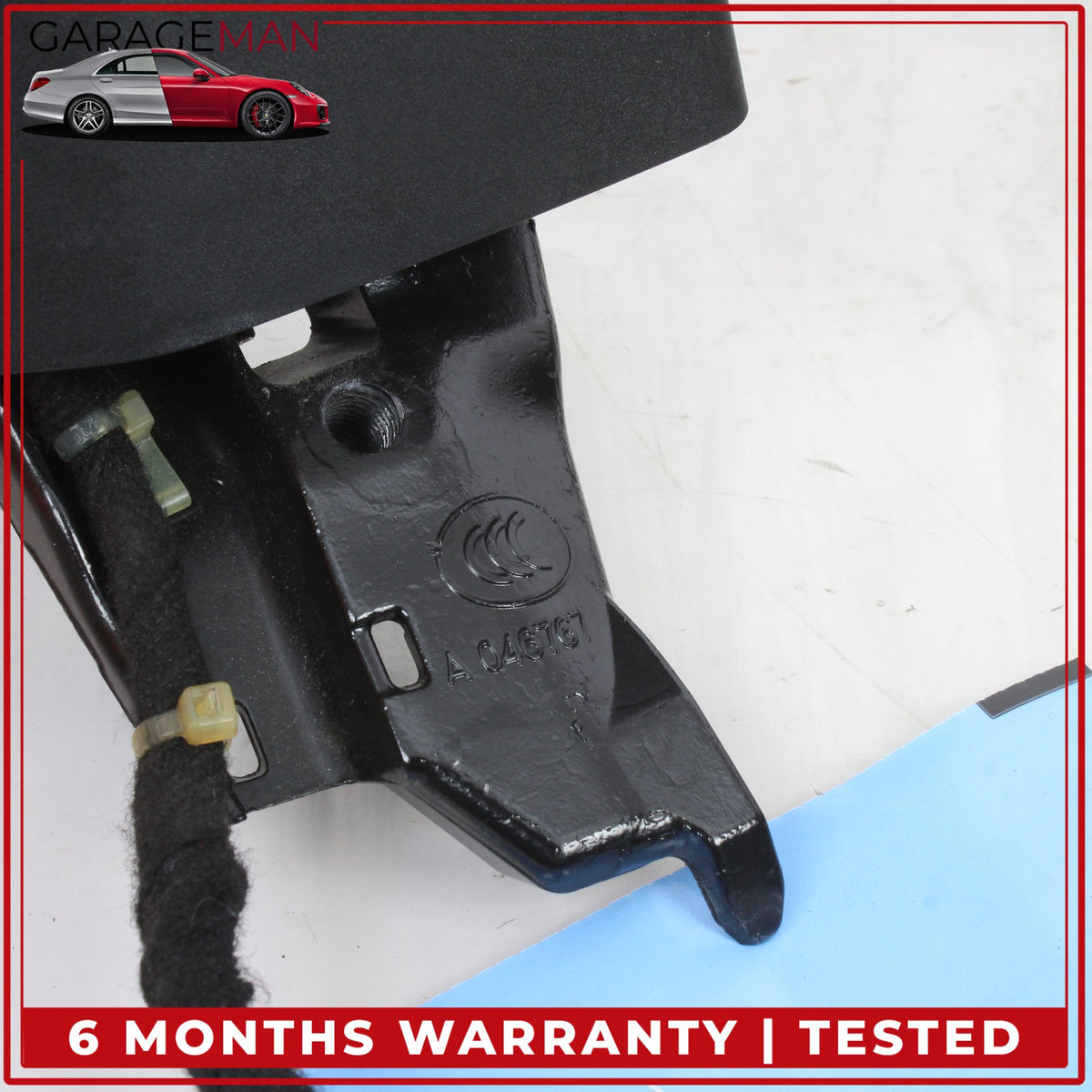 2019-2025 Audi Q3 Front Left Driver Side Door Rear View Mirror Gray Metallic OEM