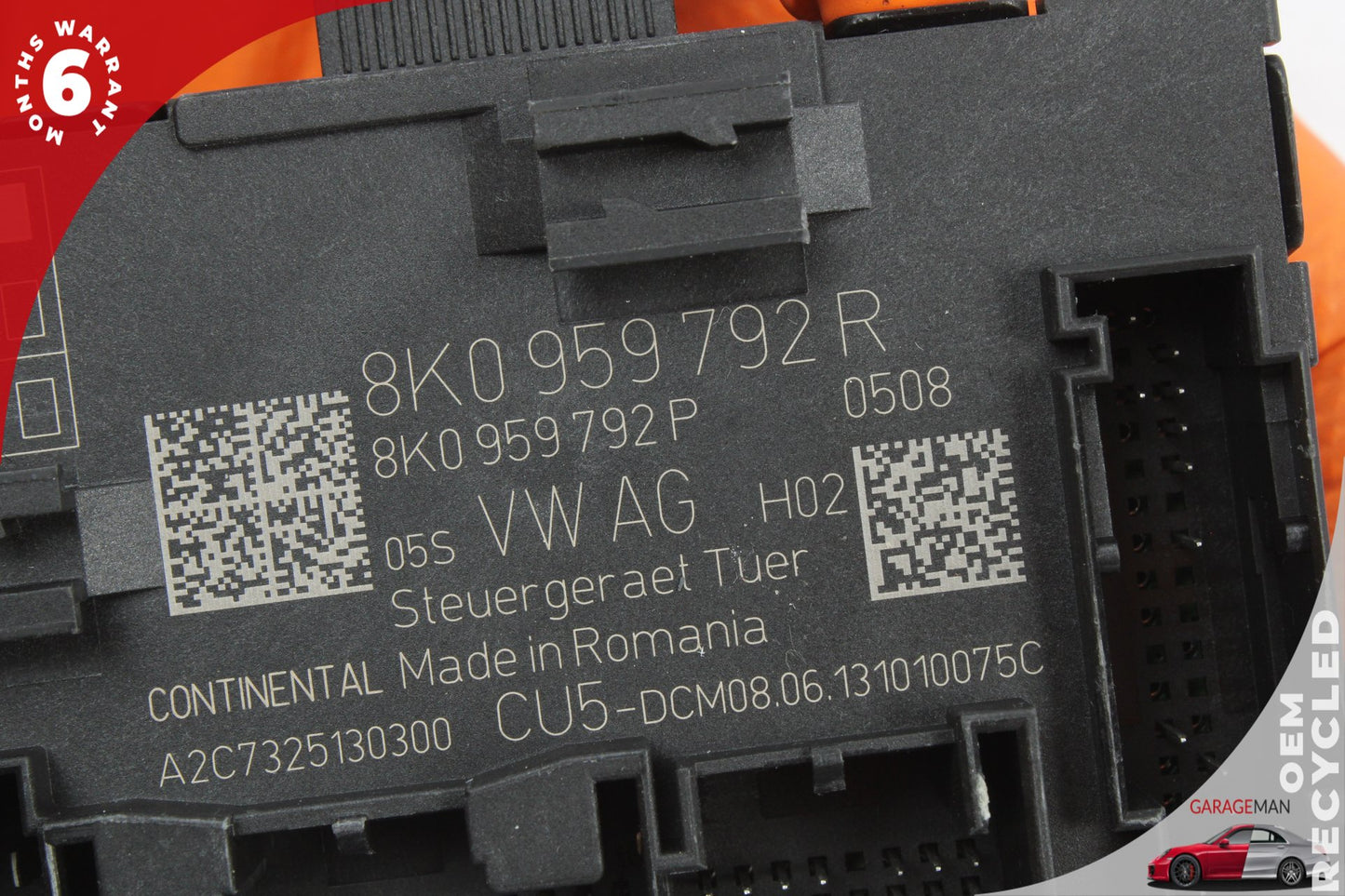2009-2017 Audi Q5 SQ5 Front Right Side Door Control Module Unit 8K0959792R OEM